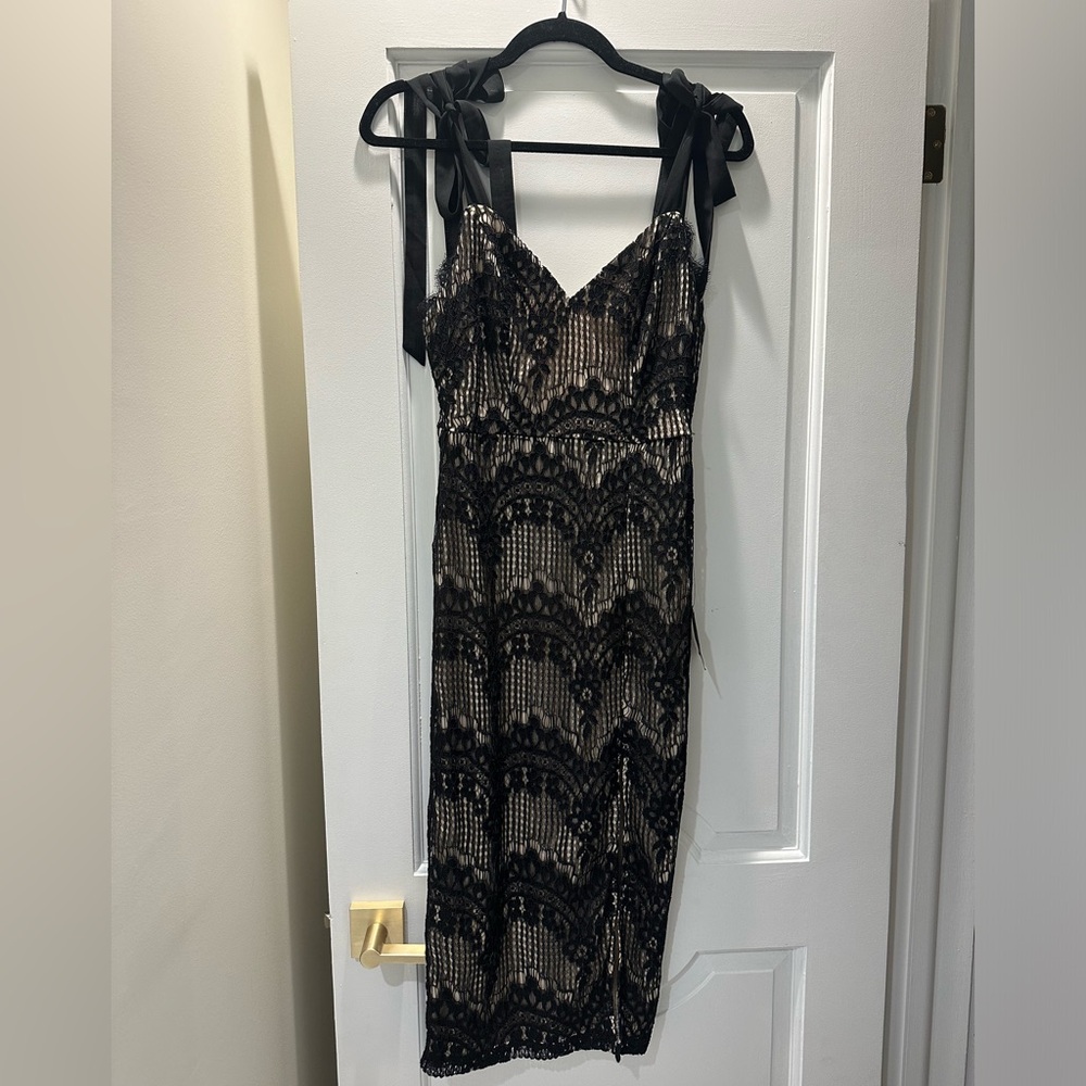 Lulus lace over lay dress